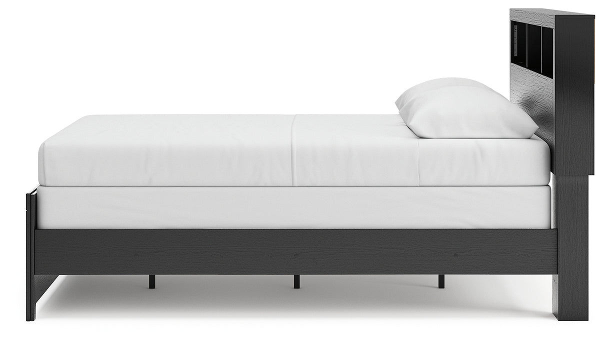 Broachmyn Queen Bookcase Panel Bed