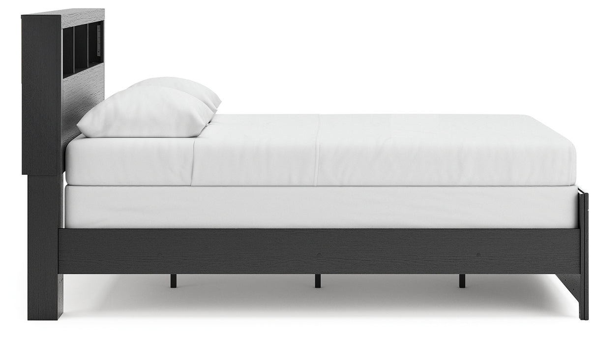 Broachmyn Queen Bookcase Panel Bed