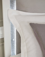 Maeling King Upholstered Panel Bed