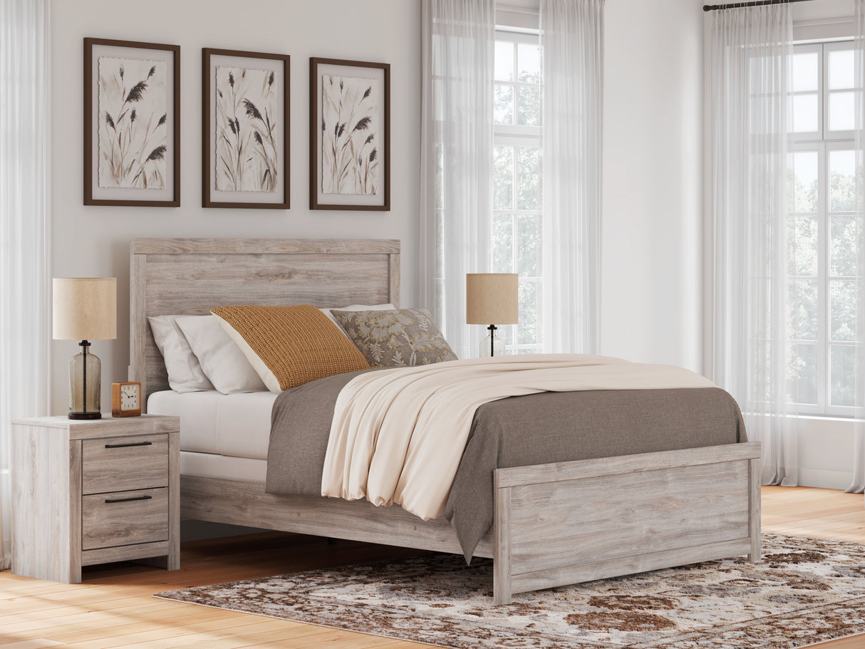 Furniture City Houma - Ashley Furniture - Broachmyn Queen Panel Bed - Queen Panel Bed / Gray - PCB1120B2