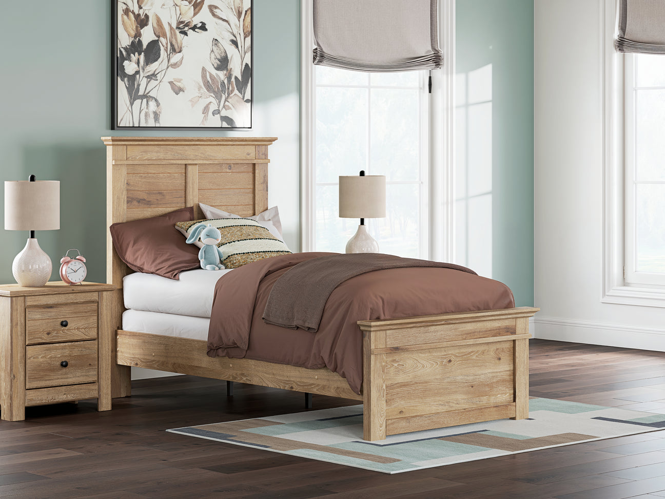 Furniture City Houma - Ashley Furniture - Makidern Twin Panel Bed - Twin Panel Bed - PCB1170B18