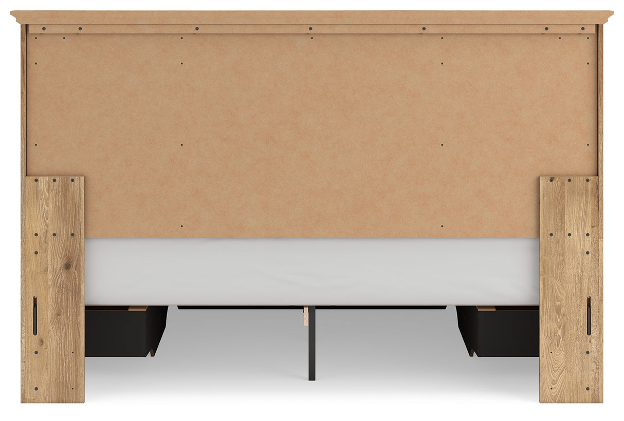 Makidern King Panel Storage Bed