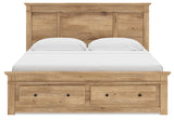 Makidern King Panel Storage Bed