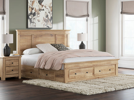 Furniture City Houma - Ashley Furniture - Makidern King Panel Storage Bed - King Panel Storage Bed - PCB1170B15