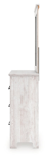 Makidern Queen Panel Bed, Dresser and Mirror