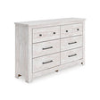 Furniture City Houma - Ashley Furniture - Makidern Dresser - Six Drawer Dresser - PCB1171-31