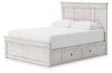 Makidern Queen Panel Storage Bed