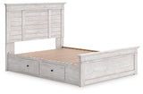 Makidern Queen Panel Storage Bed