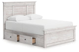 Makidern Queen Panel Storage Bed