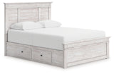 Makidern Queen Panel Storage Bed