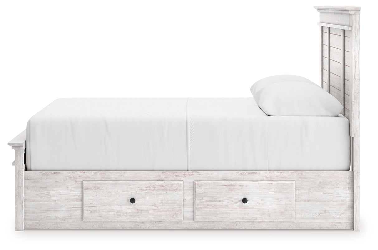 Makidern Queen Panel Storage Bed
