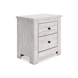 Furniture City Houma - Ashley Furniture - Makidern Nightstand - Two Drawer Night Stand - PCB1171-92