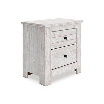 Furniture City Houma - Ashley Furniture - Makidern Nightstand - Two Drawer Night Stand - PCB1171-92