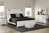 Gerridan King Panel Bed, Dresser and Mirror