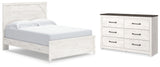 Furniture City Houma - Ashley Furniture - Gerridan Queen Panel Bed and Dresser - Queen Panel Bed and Dresser - B1190B34