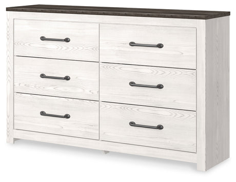 Furniture City Houma - Ashley Furniture - Gerridan Bedroom - Two Drawer Night Stand / White/Gray - B1190-92