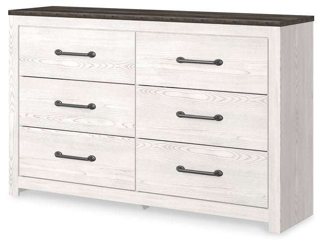 Furniture City Houma - Ashley Furniture - Gerridan Bedroom - Two Drawer Night Stand / White/Gray - B1190-92