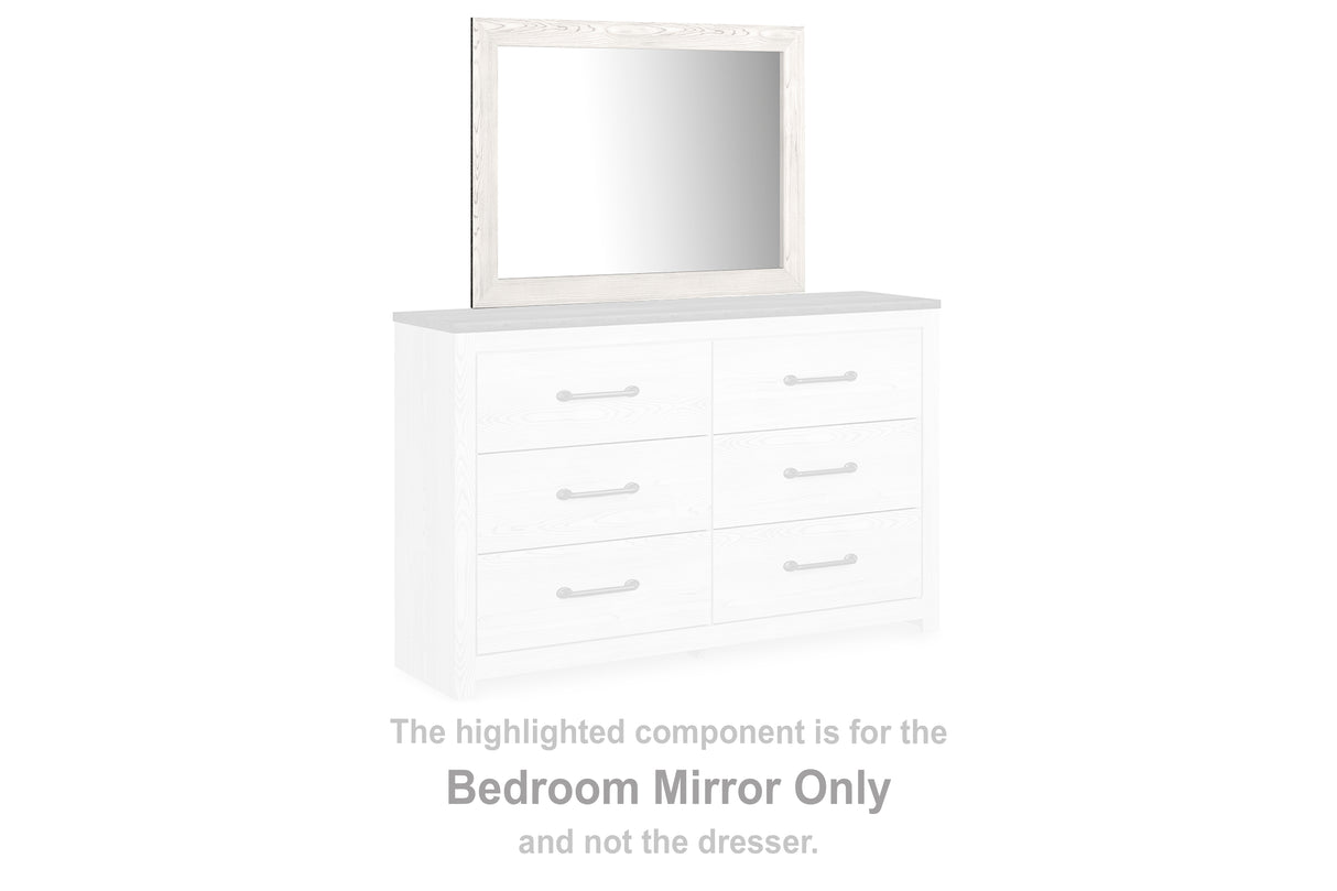 Furniture City Houma - Ashley Furniture - Gerridan Bedroom Mirror - Bedroom Mirror / White/Gray - B1190-36