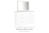Furniture City Houma - Ashley Furniture - Gerridan Bedroom Mirror - Bedroom Mirror / White/Gray - B1190-36