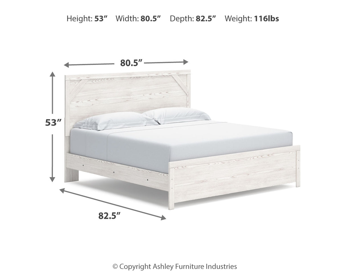 Gerridan King Panel Bed, Dresser, Chest and 2 Nightstands