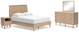 Furniture City Houma - Ashley Furniture - Cielden Queen Panel Bed, Dresser, Mirror and Nightstand - Queen Panel Bed, Dresser, Mirror and Nightstand - B1199B16