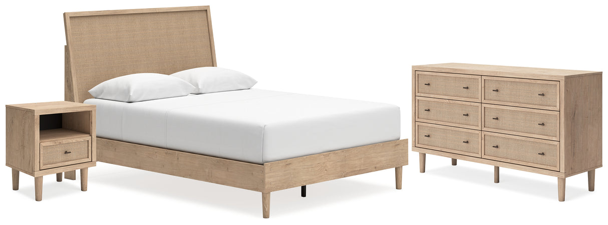 Furniture City Houma - Ashley Furniture - Cielden Queen Panel Bed - Queen Panel Bed, Dresser and Nightstand / Two-tone - B1199B12