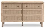 Cielden Queen Upholstered Bed, Dresser and 2 Nightstands