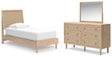 Furniture City Houma - Ashley Furniture - Cielden Twin Panel Bed, Dresser and Mirror - Twin Panel Bed, Dresser and Mirror - B1199B19
