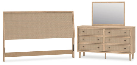 Cielden King Panel Headboard, Dresser and Mirror