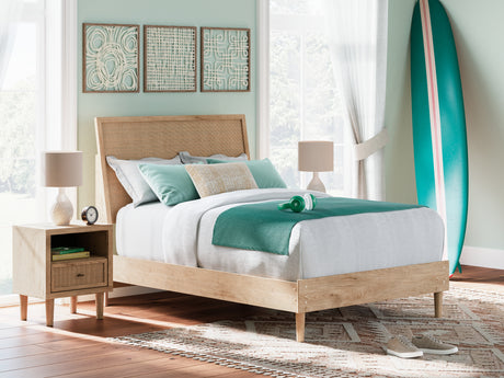 Furniture City Houma - Ashley Furniture - Cielden Bedroom - Twin Panel Bed / Two-tone - B1199B18