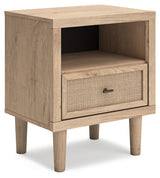 Cielden Queen Upholstered Bed, Dresser and 2 Nightstands
