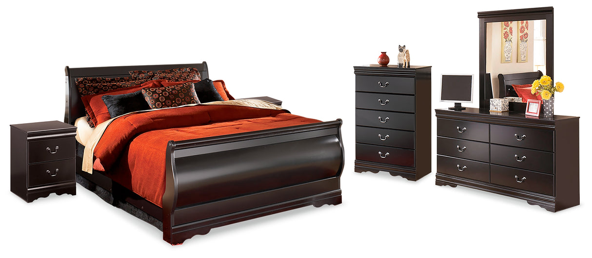 Huey Vineyard Queen Sleigh Bed