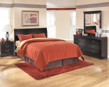 Furniture City Houma - Ashley Furniture - Huey Vineyard Queen Sleigh Headboard, Dresser, Mirror and Nightstand - Queen Sleigh Headboard, Dresser, Mirror and Nightstand - B128B38