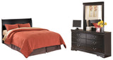 Furniture City Houma - Ashley Furniture - Huey Vineyard Queen Sleigh Headboard, Dresser and Mirror - Queen Sleigh Headboard, Dresser and Mirror - B128B45