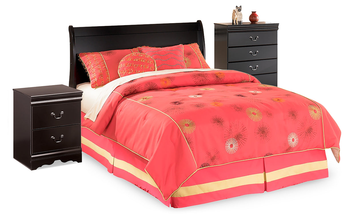 Furniture City Houma - Ashley Furniture - Huey Vineyard Full Sleigh Headboard, Chest and Nightstand - Full Sleigh Headboard, Chest and Nightstand - B128B34