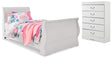 Furniture City Houma - Ashley Furniture - Anarasia Twin Sleigh Bed and Chest - Twin Sleigh Bed and Chest - B129B16
