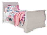 Anarasia Twin Sleigh Bed, Chest and Nightstand