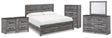 Furniture City Houma - Ashley Furniture - Bronyan King Panel Bed, Dresser, Mirror, Chest and 2 Nightstands - King Panel Bed, Dresser, Mirror, Chest and 2 Nightstands - B1290B8
