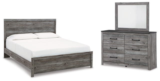Furniture City Houma - Ashley Furniture - Bronyan King Panel Bed, Dresser and Mirror - King Panel Bed, Dresser and Mirror - B1290B7