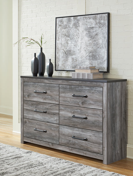 Furniture City Houma - Ashley Furniture - Bronyan Bedroom - Two Drawer Night Stand / Dark Gray - B1290-92