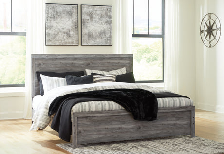 Furniture City Houma - Ashley Furniture - Bronyan King Panel Bed - King Panel Bed / Dark Gray - B1290B4