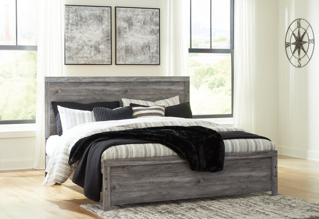 Furniture City Houma - Ashley Furniture - Bronyan King Panel Bed - King Panel Bed / Dark Gray - B1290B4