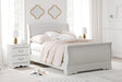 Furniture City Houma - Ashley Furniture - Anarasia Full Sleigh Bed - Full Sleigh Bed / White - B129B2