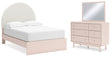 Furniture City Houma - Ashley Furniture - Wistenpine Full Upholstered Panel Bed, Dresser and Mirror - Full Upholstered Panel Bed, Dresser and Mirror - B1323B3