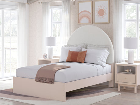 Furniture City Houma - Ashley Furniture - Wistenpine Full Upholstered Panel Bed - Full Upholstered Panel Bed / Blush - B1323B9
