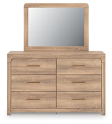 Furniture City Houma - Ashley Furniture - Kinlanni Dresser and Mirror - Dresser and Mirror - PCB1360B1