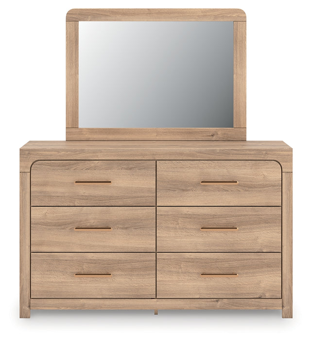 Furniture City Houma - Ashley Furniture - Kinlanni Dresser and Mirror - Dresser and Mirror - PCB1360B1