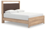 Furniture City Houma - Ashley Furniture - Kinlanni Queen Upholstered Platform Bed - Queen Upholstered Platform Bed - PCB1360B10