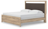 Kinlanni King Upholstered Panel Bed
