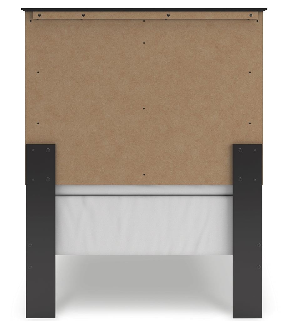 Maribel Twin Panel Bed, Dresser, Mirror and Nightstand